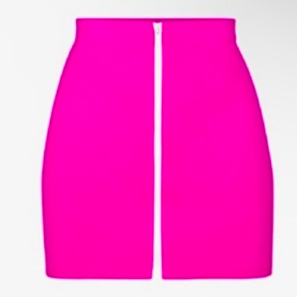 Skims Sporty Zipper Swim Hisbicus Mini Skirt - Picture 4 of 4